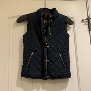 Zara girls quilted puffer vest